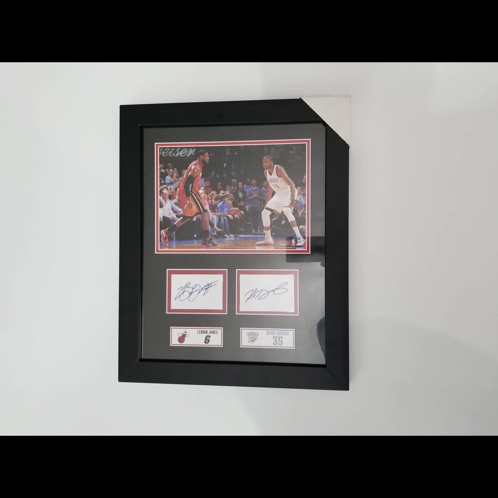 Lebron James and Kevin Durant Repligraph
